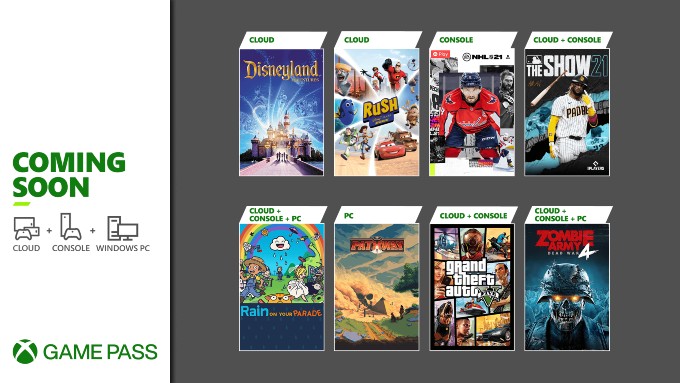 GTA V en Xbox Game Pass abril