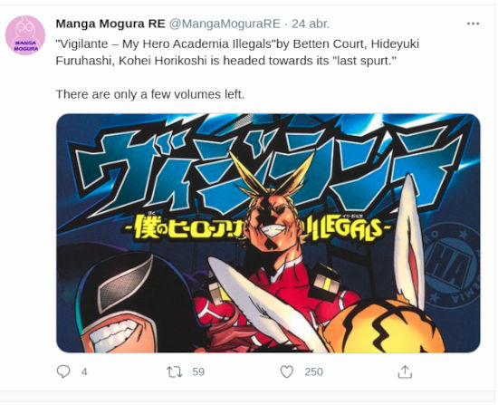 My Hero Academia: Vigilantes podría acercarse al final