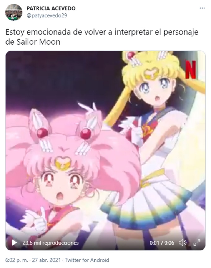 Sailor Moon Patricia Acevedo