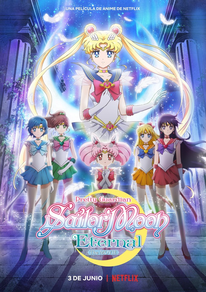 Sailor Moon Eternals película Poster Netflix oficial