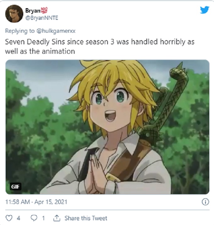 Seven Deadly Sins Anime