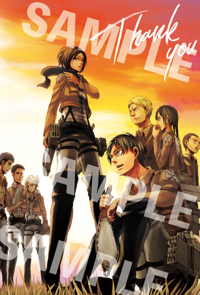 Creador de Shingeki no Kyojin despide el manga con postales