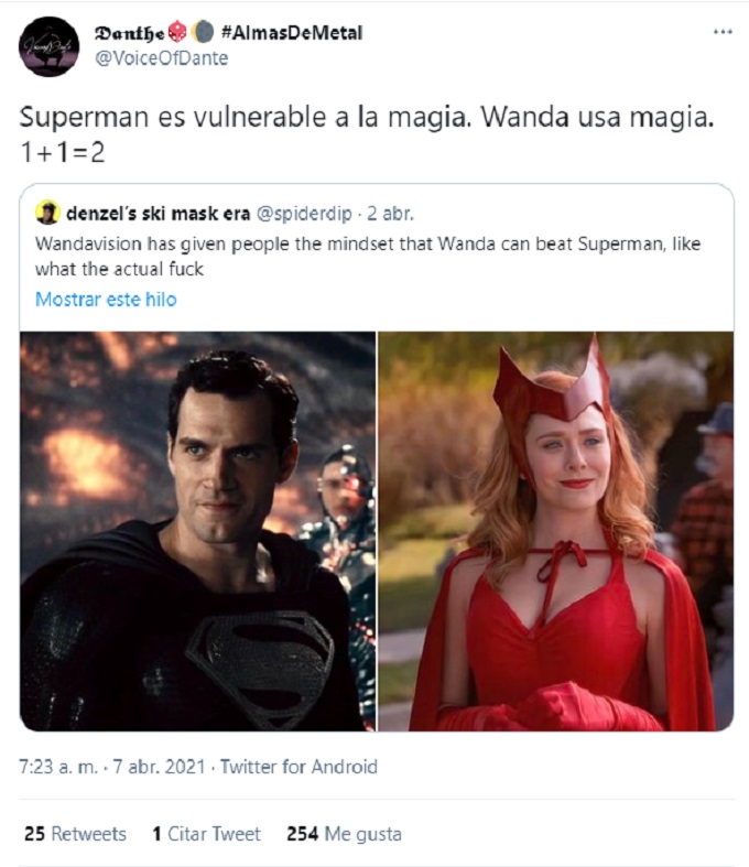 Wanda Superman Tweets