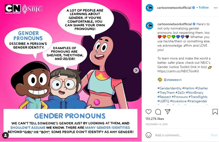 Cartoon Network en el día de la Visibilidad Trans #TransDayOfVisibility Trans Day of Visibility