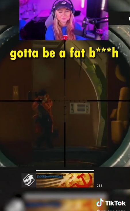 Marie Antoinette, xmarieangel, jugadora de call of duty, machismo