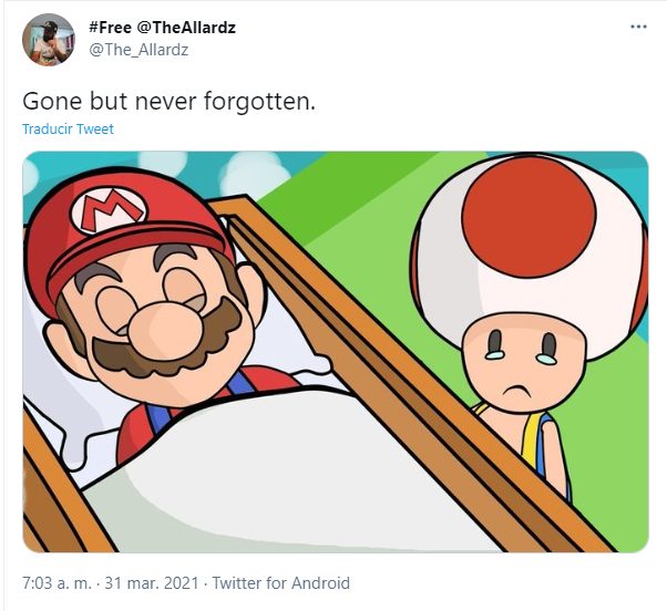 Mario muerte Nintendo