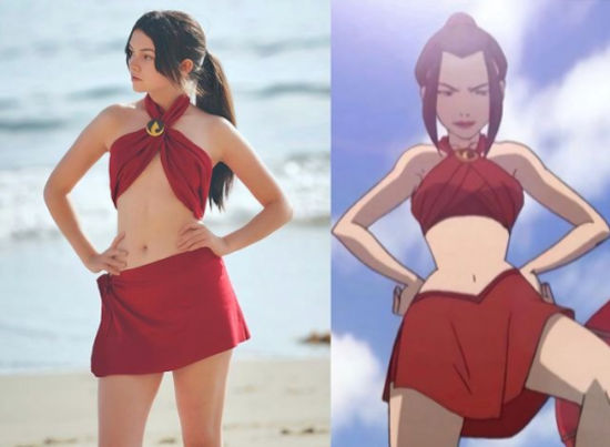 Avatar: Otro cosplay de Azula desde la playa