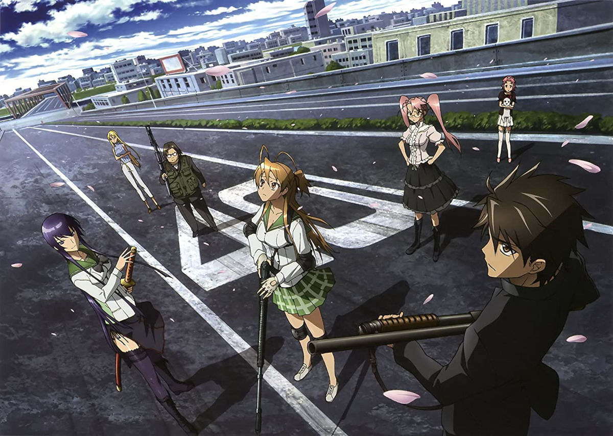 Highschool of the Dead, zombis y fanservice a granel