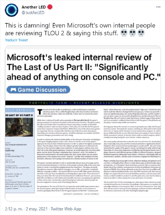 The Last of Us en Microsoft